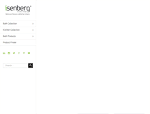 Tablet Screenshot of isenbergfaucets.com